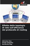 Cover: Effetto della topologia di rete sull'efficienza del protocollo di routing - Edizioni Sapienza