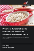 Cover: Proprieta funzionali della tarhana con avena - Edizioni Sapienza