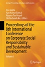 Cover: Proceedings of the 8th International Conference on Corporate Social Responsibility and Sustainable Development - Springer