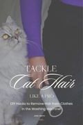 Cover: Tackle Cat Hair Like a Pro: DIY Hacks to Remove Hair from Clothes in the Washing Machine! - Jane Smith