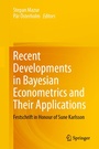 Cover: Recent Developments in Bayesian Econometrics and Their Applications - Springer