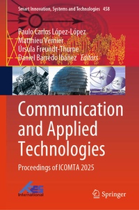 Enlarge image Cover: Communication and Applied Technologies - Springer