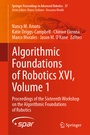 Cover: Algorithmic Foundations of Robotics XVI, Volume 1 - Springer