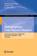 Bild: Multidisciplinary Social Networks Research - Springer