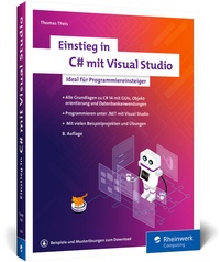Abbildung von: Einstieg in C# mit Visual Studio - Rheinwerk