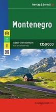 Cover: freytag & berndt Stra&szlig;enkarte Montenegro 1:150.000 - freytag & berndt