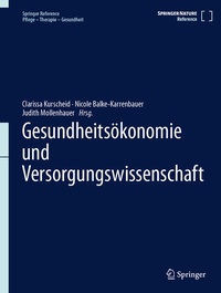 Abbildung von: Gesundheitsökonomie und Versorgungswissenschaft - Springer