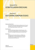 Cover: Zeitschrift f&uuml;r Ostmitteleuropa-Forschung (ZfO) 74/3 / Journal of East Central European Studies (JECES) 74/3 - Verlag Herder-Institut
