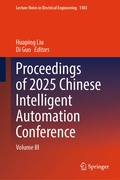 Cover: Proceedings of 2025 Chinese Intelligent Automation Conference - Springer