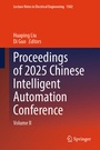 Cover: Proceedings of 2025 Chinese Intelligent Automation Conference - Springer