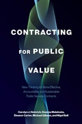 Cover: Contracting for Public Value - Oxford University Press Inc