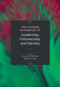Cover: The Oxford Handbook of Leadership, Followership, and Identity - Oxford University Press Inc