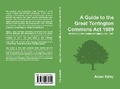 Cover: A Guide to the Great Torrington Commons Act 1889 - Adam Kirby