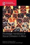 Cover: Routledge Handbook of Social Cohesion in Africa - Routledge