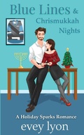 Cover: Blue Lines & Chrismukkah Nights - Lost Compass Press