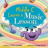 Enlarge image Cover: Middle C Learns a Music Lesson - Write em Cowgirl