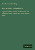 Cover: Vom Roroima zum Orinoco - Antigonos Verlag