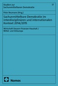 Cover: Sachunmittelbare Demokratie im interdisziplin&auml;ren und internationalen Kontext 2014/2015 - Nomos