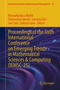 Cover: Proceedings of the Sixth International Conference on Emerging Trends in Mathematical Sciences & Computing (IEMSC-25) - Springer