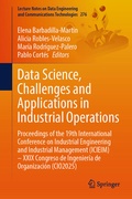 Cover: Data Science, Challenges and Applications in Industrial Operations - Springer