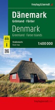 Bild: D&auml;nemark, Stra&szlig;enkarte 1:400.000, freytag & berndt - Freytag-Berndt und ARTARIA