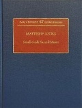 Cover: Matthew Locke: Small-Scale Sacred Music - Stainer & Bell Ltd