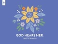 Cover: God Hears Her 2027 Inspirational Wall Calendar - Discovery House Publishers,U.S.