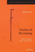 Bild: Poetics of Becoming - Peter Lang Verlag