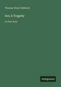 Cover: Ion; A Tragedy - Antigonos Verlag