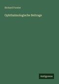 Cover: Ophthalmologische Beitrage - Antigonos Verlag
