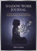 Cover: Shadow Work Journal, A Guided Workbook for Self Reflection, Emotional Healing, and Personnel Growth - Alex Carter