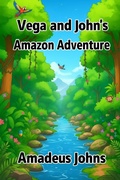 Cover: Vega and John's Amazon Adventure (Amadeus Johns' Adventures, #1) - Amadeus Johns