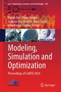 Enlarge image Cover: Modeling, Simulation and Optimization - Springer