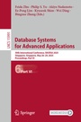Cover: Database Systems for Advanced Applications - Springer