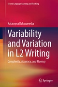 Cover: Variability and Variation in L2 Writing - Springer