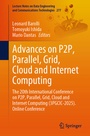 Cover: Advances on P2P, Parallel, Grid, Cloud and Internet Computing - Springer