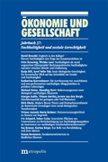 Cover: &Ouml;konomie und Gesellschaft / Nachhaltigkeit und soziale Gerechtigkeit - Metropolis
