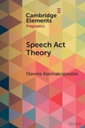 Cover: Speech Act Theory - Cambridge University Press