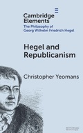 Cover: Hegel and Republicanism - Cambridge University Press