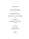 Cover: Explanations of Sacred Scripture in Maurice Nicoll's Psychological Commentaries on the Teaching of Gurdjieff and Ouspensky (1941- 1953) - Volume II - Lulu.com