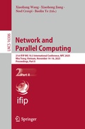Cover: Network and Parallel Computing - Springer