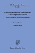 Abbildung von: Handlungsformen des Umweltrechts der Europäischen Union - Duncker & Humblot