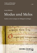 Cover: Modus und Melos - Georg Olms Verlag
