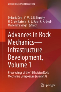Enlarge image Cover: Advances in Rock Mechanics-Infrastructure Development, Volume 1 - Springer