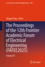 Cover: The Proceedings of the 12th Frontier Academic Forum of Electrical Engineering (FAFEE2025) - Springer