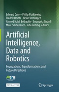 Cover: Artificial Intelligence, Data and Robotics - Springer