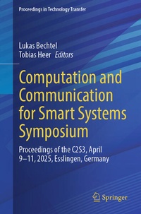 Enlarge image Cover: Computation and Communication for Smart Systems Symposium - Springer