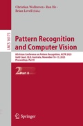 Cover: Pattern Recognition and Computer Vision - Springer