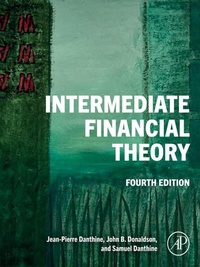 Enlarge image Cover: Intermediate Financial Theory - Academic Press