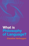 Cover: What is Philosophy of Language? - Polity Press